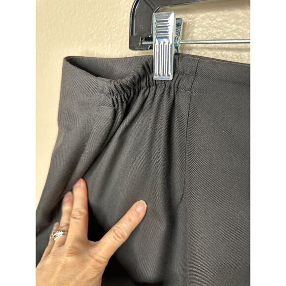 Parisian Signature Womens Black Skirt 18W pencil vintage elastic rayon Zipper - Picture 4 of 9